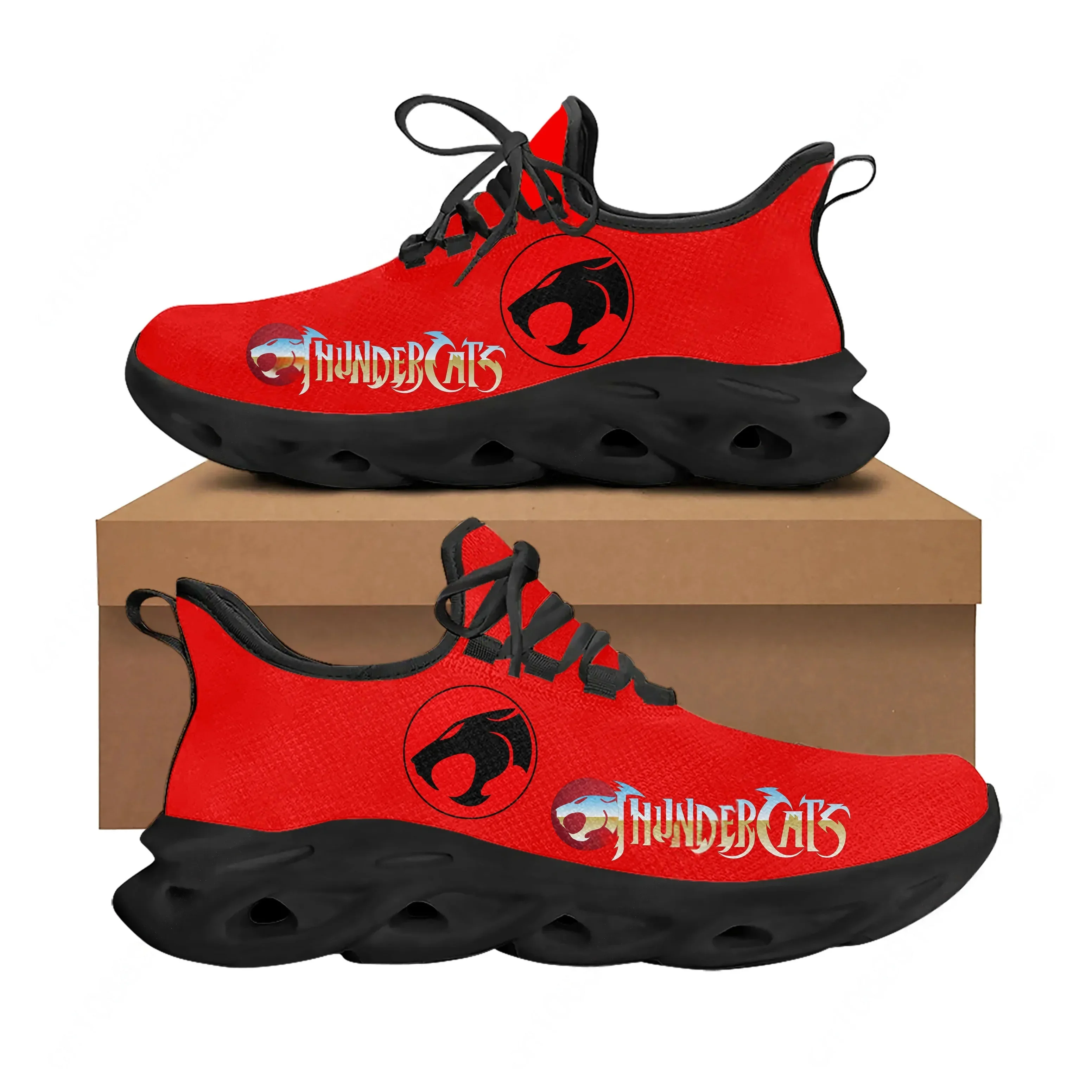 

Thundercats Flats Sneakers Mens Womens Teenager Sports Running Shoes High Quality Cowboy Custom Lace Up Mesh Footwear