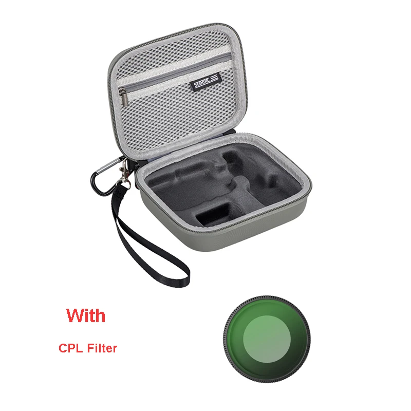Draagtas Reistas met polsband voor DJI OSMO Nano Camera-accessoire Opbergtas PU-handtasdoos voor standaardversie