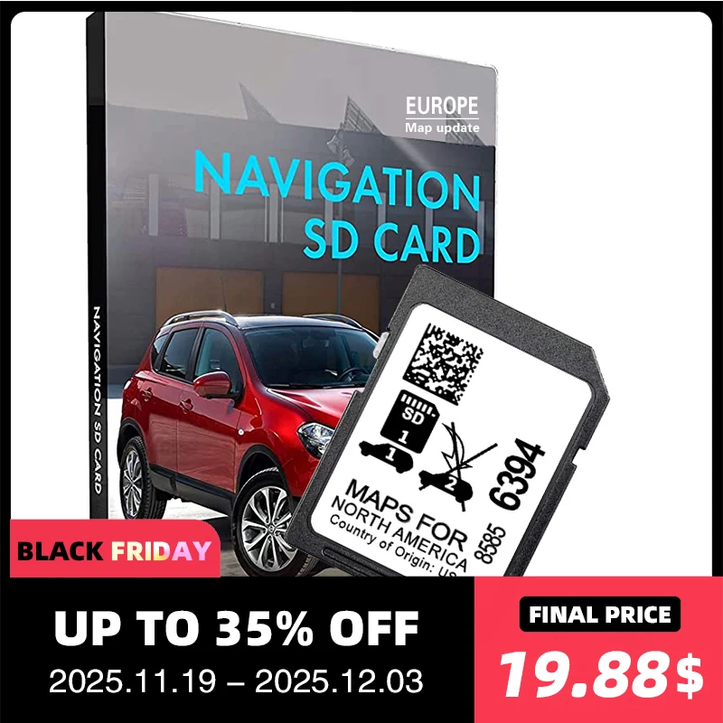 

2024 8585-6394 Memory Card 32GB GPS for Buick Cadillac Chevrolet GMC North America Map System Easy Install