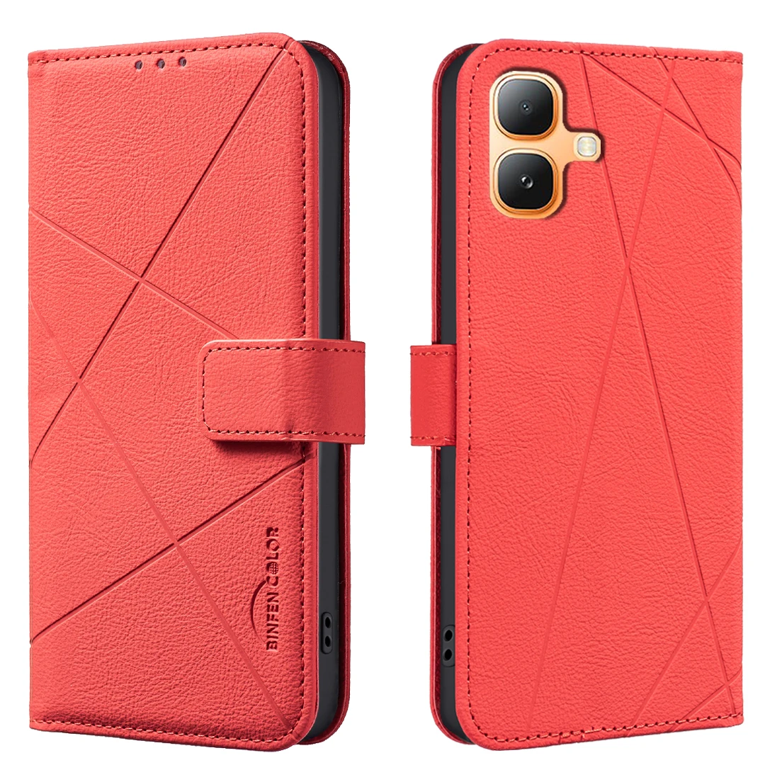 Phone Case For Infinix Smart 20 New Wallet Leather Flip Cover Luxury Coque