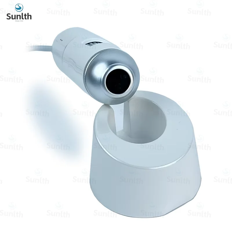 レポート付き Windows システム USB 接続毛包スキャン ハンドヘルド皮膚および毛髪分析装置 OTG 付き顕微鏡拡大鏡