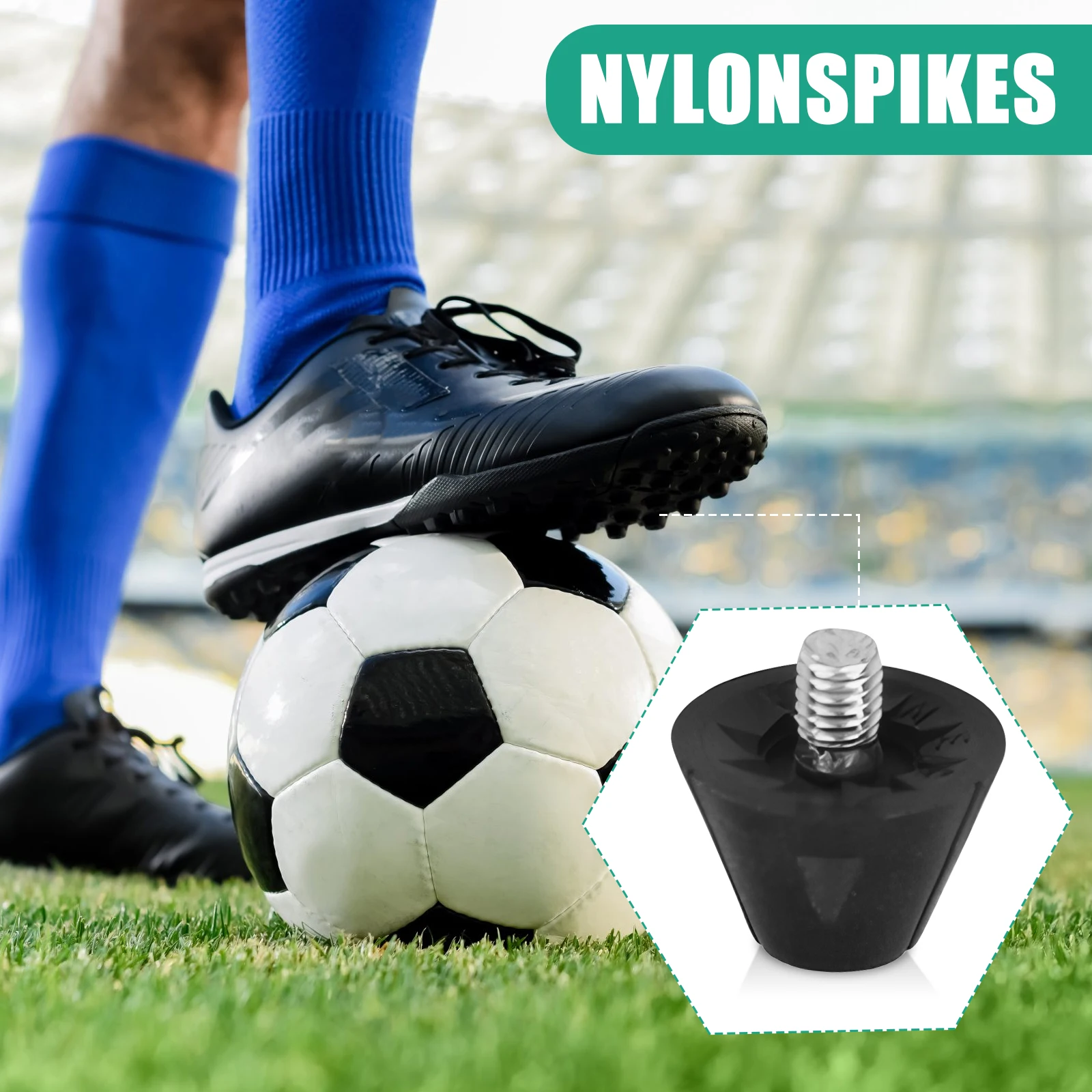 

Football Shoe Replacement Spikes Soccer Cleats Studs Spikes For Threaded Football Shoe Track Shoes Sole Nails