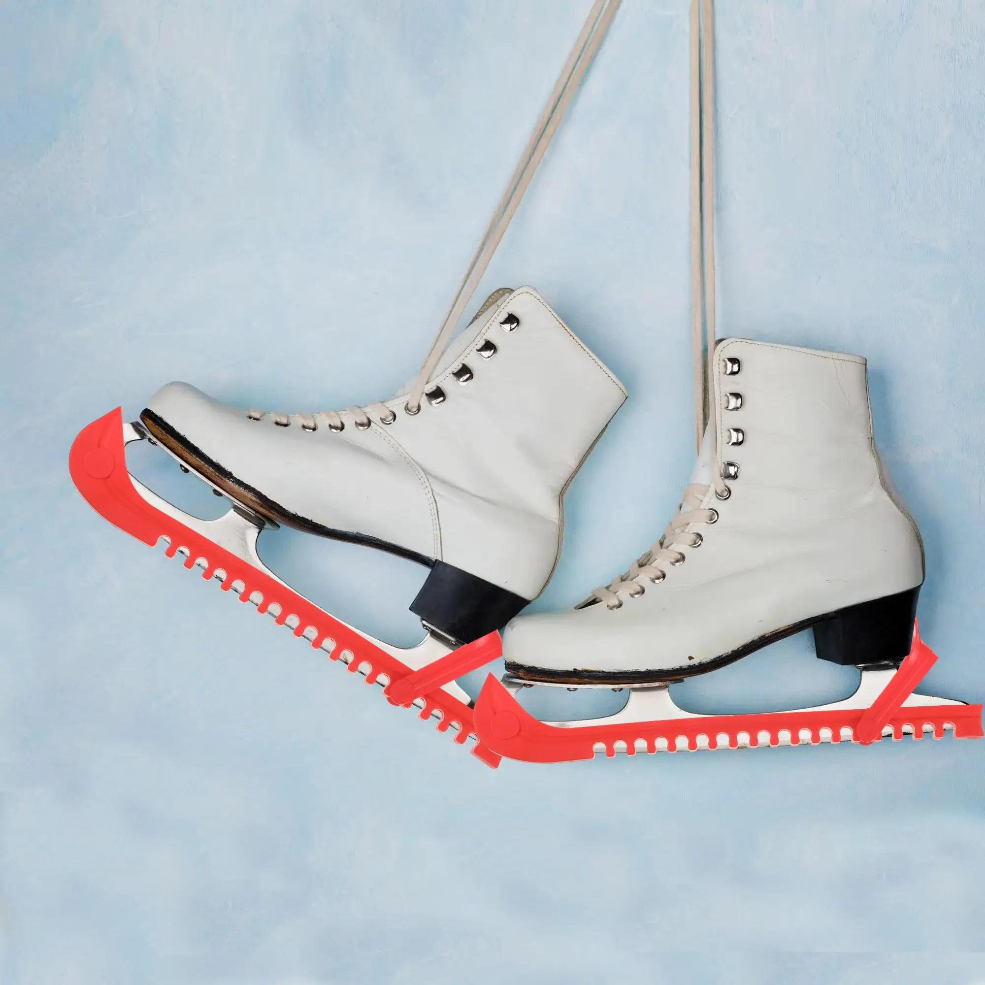 2pcs Plastic Quick And Easy Blade Maintenance Easy To Install Ice Skate Guards For Protection
