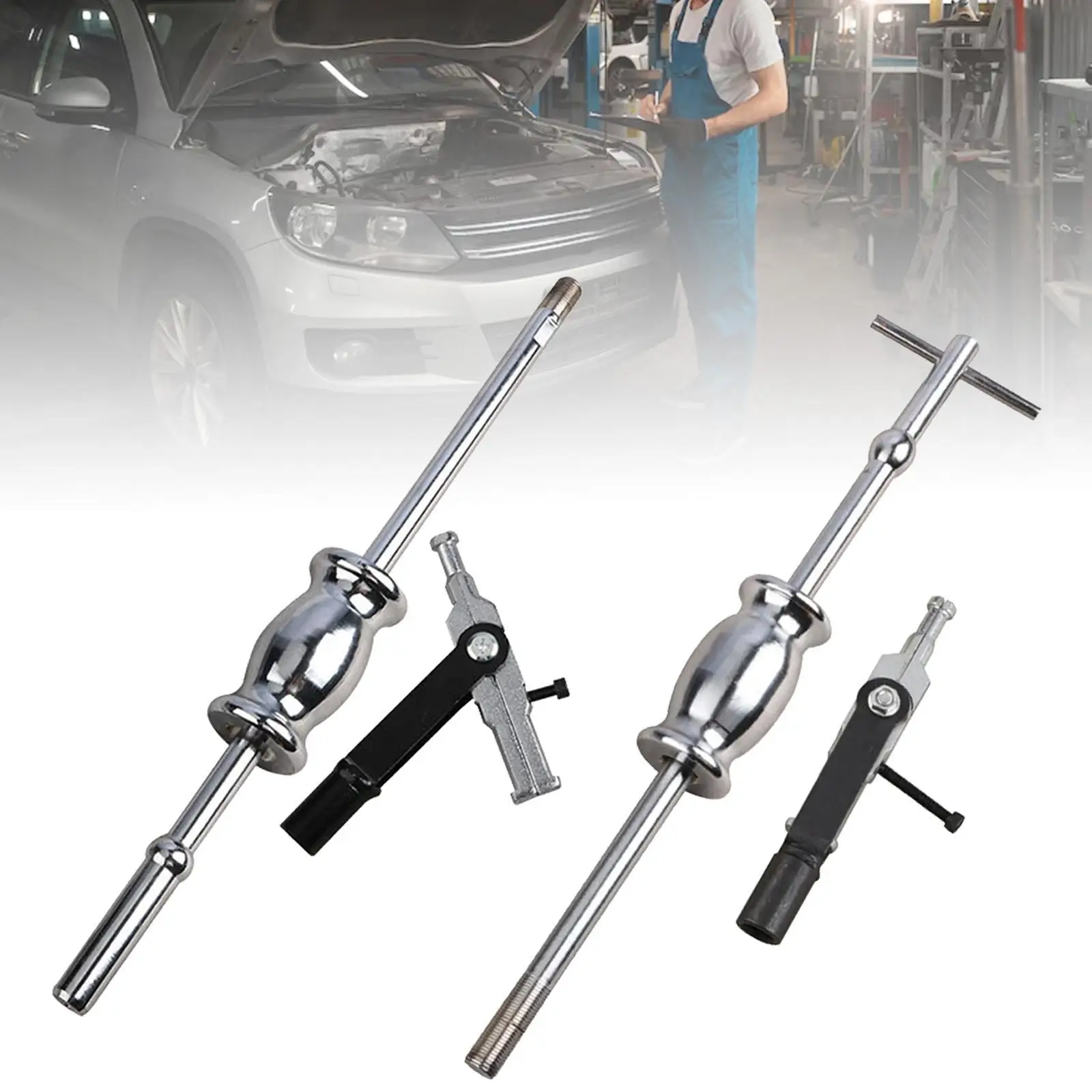 

Sliding Hammer Puller Sturdy Professional 2 Jaw Inner Bearing Puller Disassembly Repair Tool for Workshop Garage Automotive