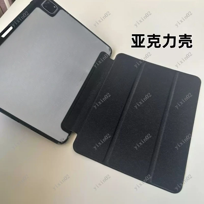 

Clear Acrylic Tablet Case with Pen Slots Protective Covers