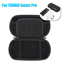 EVA Protective Case with Tempered Glass Film Hard Shell Storage Bag Shockproof for Trimui Smart Pro Handheld Game Console