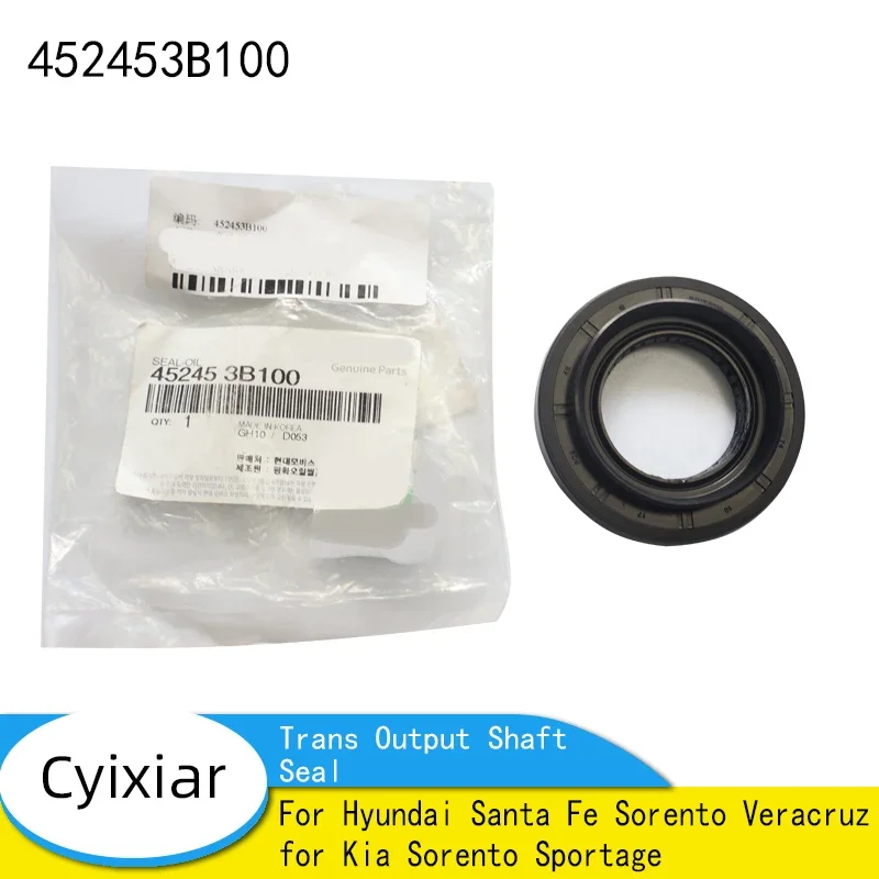 452453B100 Auto Trans Output Shaft Seal for Hyundai Santa Fe Sorento Veracruz for Kia Sorento Sportage 45245-3B100