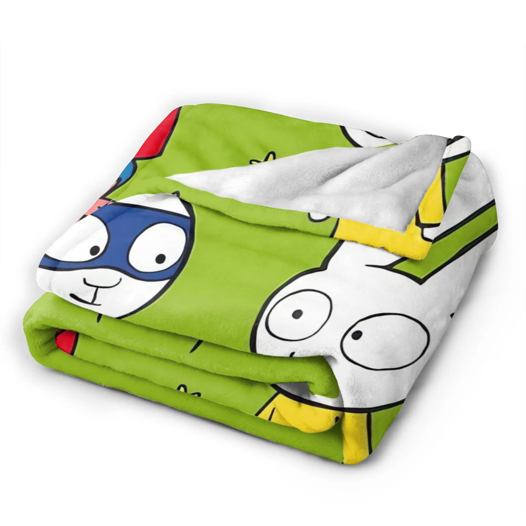 Simons Super Rabbit Blankets  Soft Warm Comfortable Plush Throw Blanket For Kids Outdoor Flannel Bedspread Bed Cover
