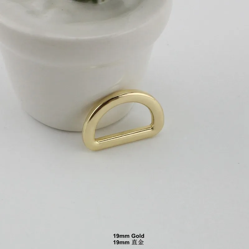 30-100pcs 13mm 16mm 19mm 25mm 33mm 38mm High quality Welded Belt Strap D ring Handbag Webbing Adjusted Alloy Adge D Ring