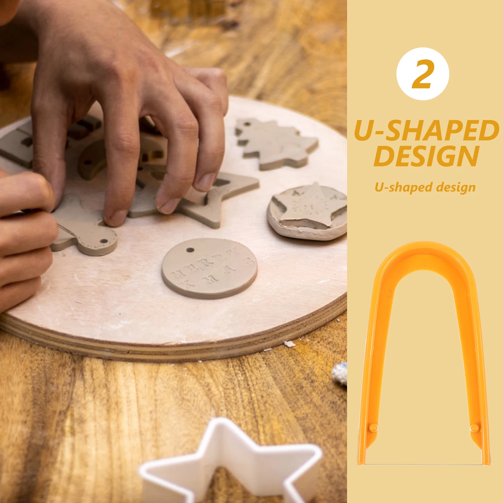 

Wire Clay Cutter Plastic Cutting Tool Stable Structure DIY Clay Craft Supply Carving Tools Pottery Wire