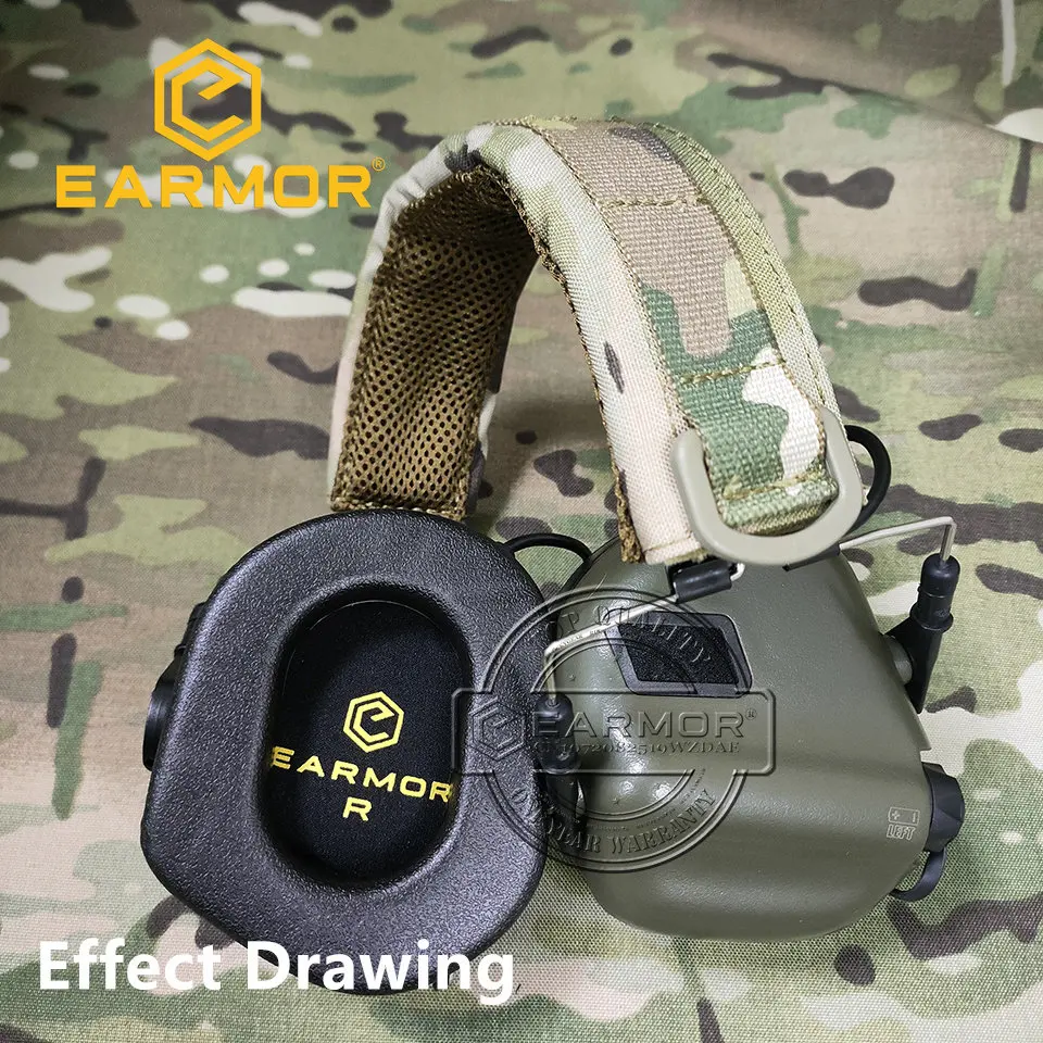 ORIGINAL EARMOR Headphone Headband Cover M61 Outdoor Multicam Headset cap Cover for M32 / M31 / M32-mark3 / M31-Mark3