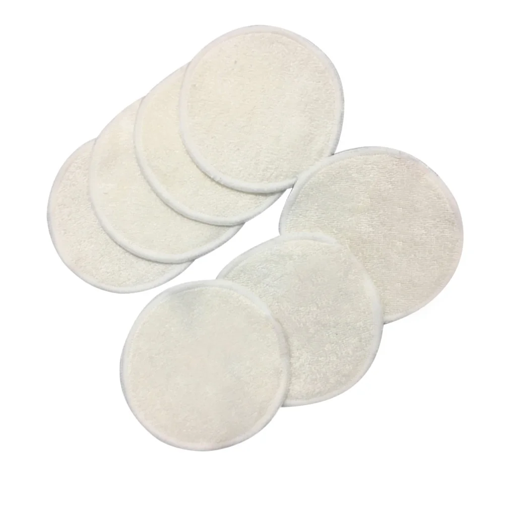 10 stuks 3 lagen bamboevezel make-up remover pad herbruikbare make-up remover reinigingspads make-up remover pads