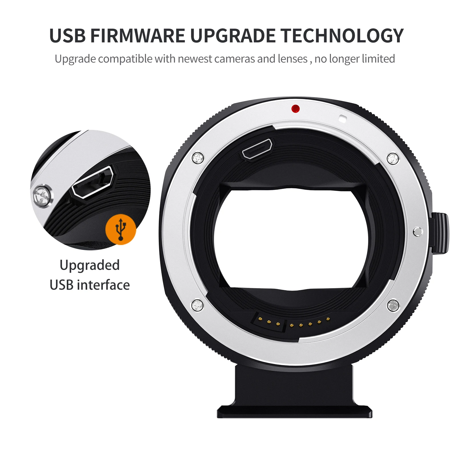 K&F Concept EE to E IV Auto Focus Lens Adapter for Canon EOS EF EFS to ​Sony a6400 a6700 A7C A7C2 A1 A9 A7R2 A73 A7R4 A7R5 A7R3