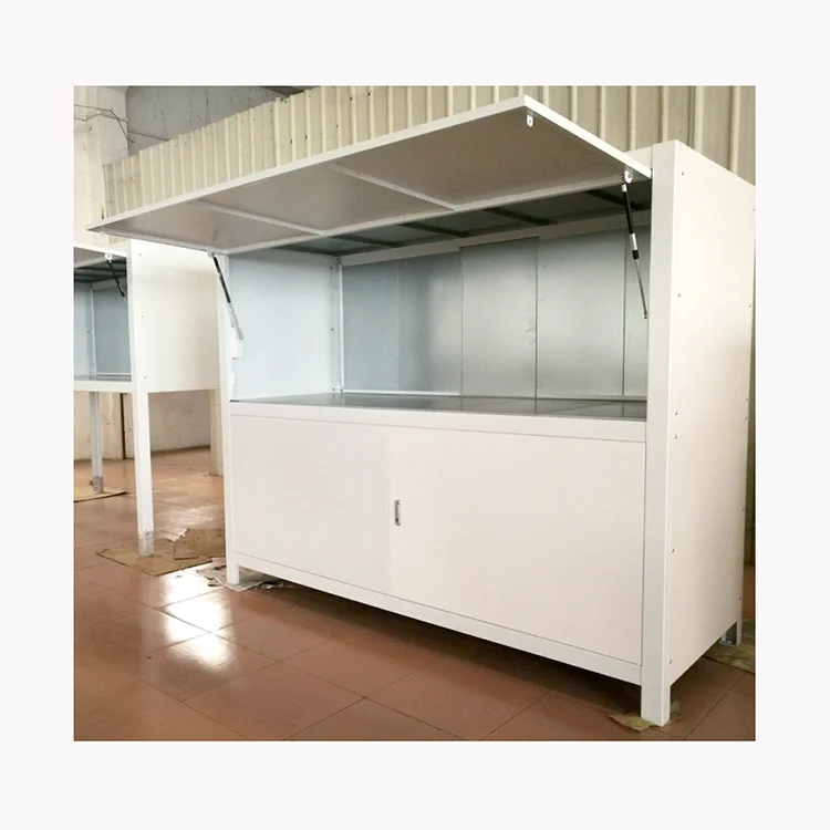 

Customized Garage Tool Cabinets, Lockers Above the Car Hood, Large Metal Storage Cabinet in the Garage