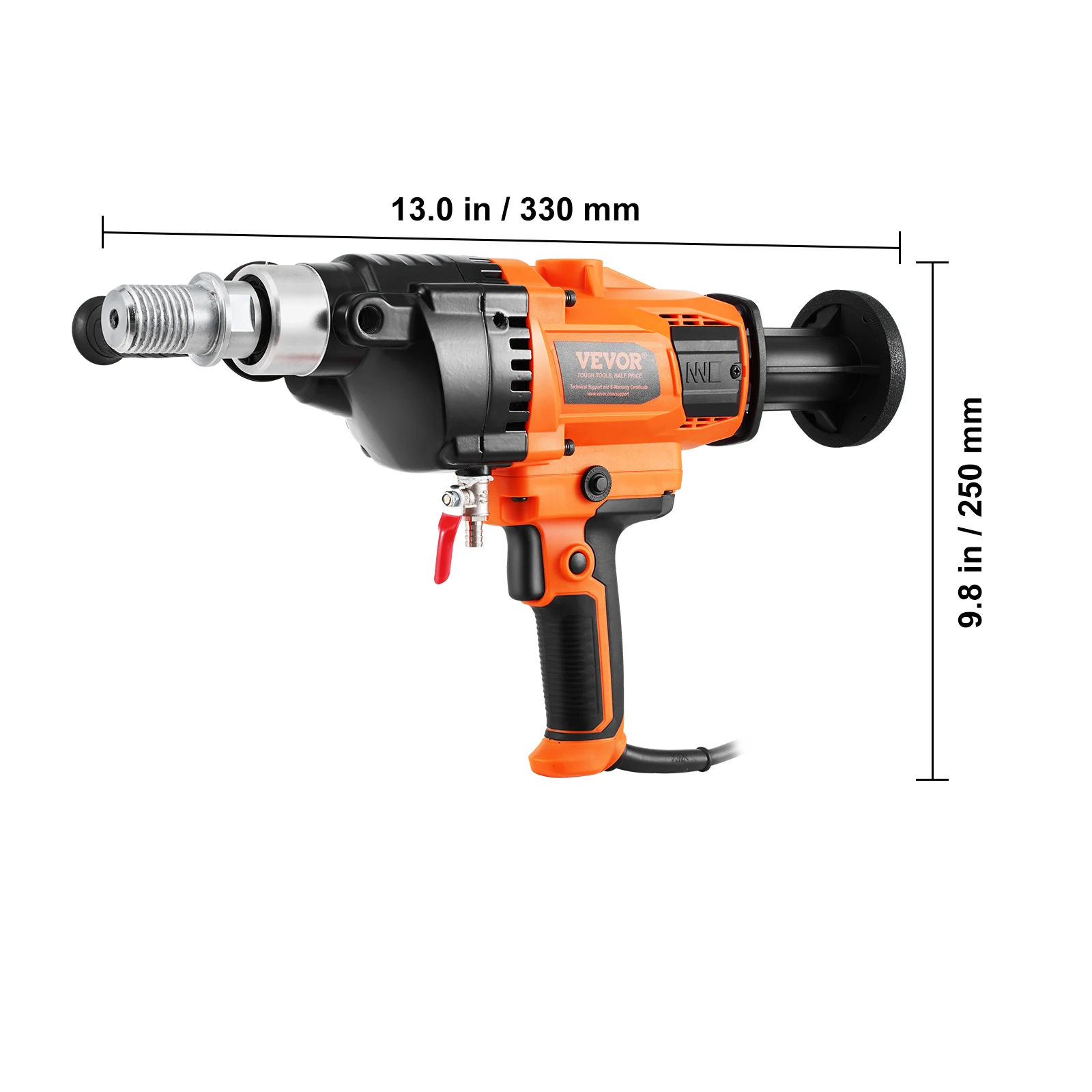 SucceBuy 2000 W/2600 W Handheld Kernboormachine Boren Diameter Nat & Droog Diamantkernboor Rig Robuuste Beton Kernboor