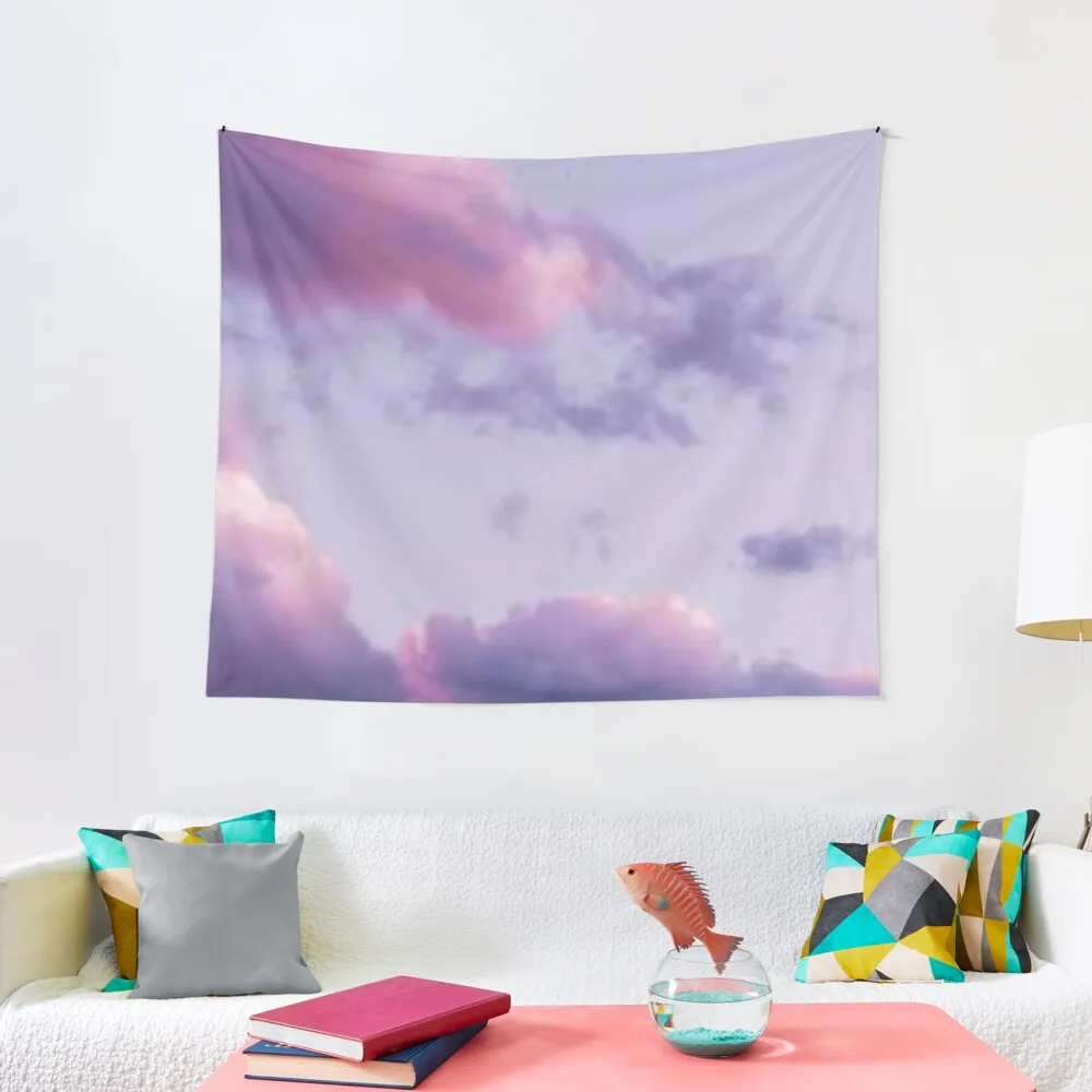 

cotton candy clouds & the moon Tapestry Bedroom Decor Decoration For Bedroom Tapestry