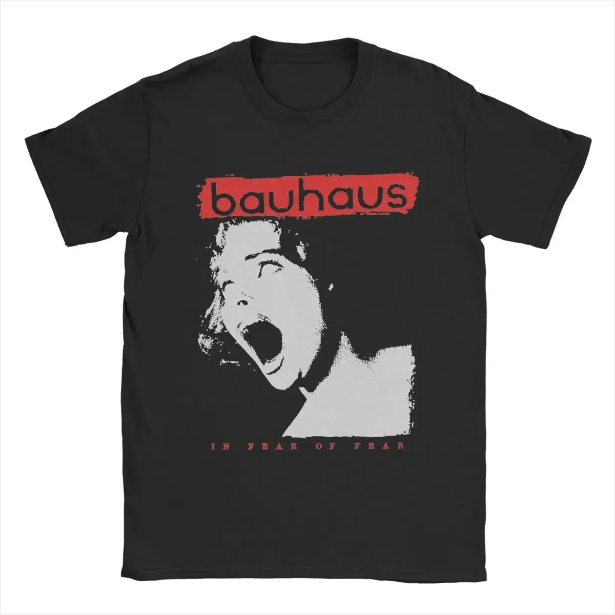 The Sky\'s Gone Out 80s Music Bauhaus Goth T-Shirt Men Funny Cotton Tees Crewneck Short Sleeve T Shirts 4XL 5XL Clothing