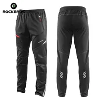 ROCKBROS pantalones térmicos cálidos para ciclismo, resistentes al viento, impermeables, para invierno y otoño, pantalones largos para mantener el calor, pantalones deportivos para bicicleta de montaña y carretera