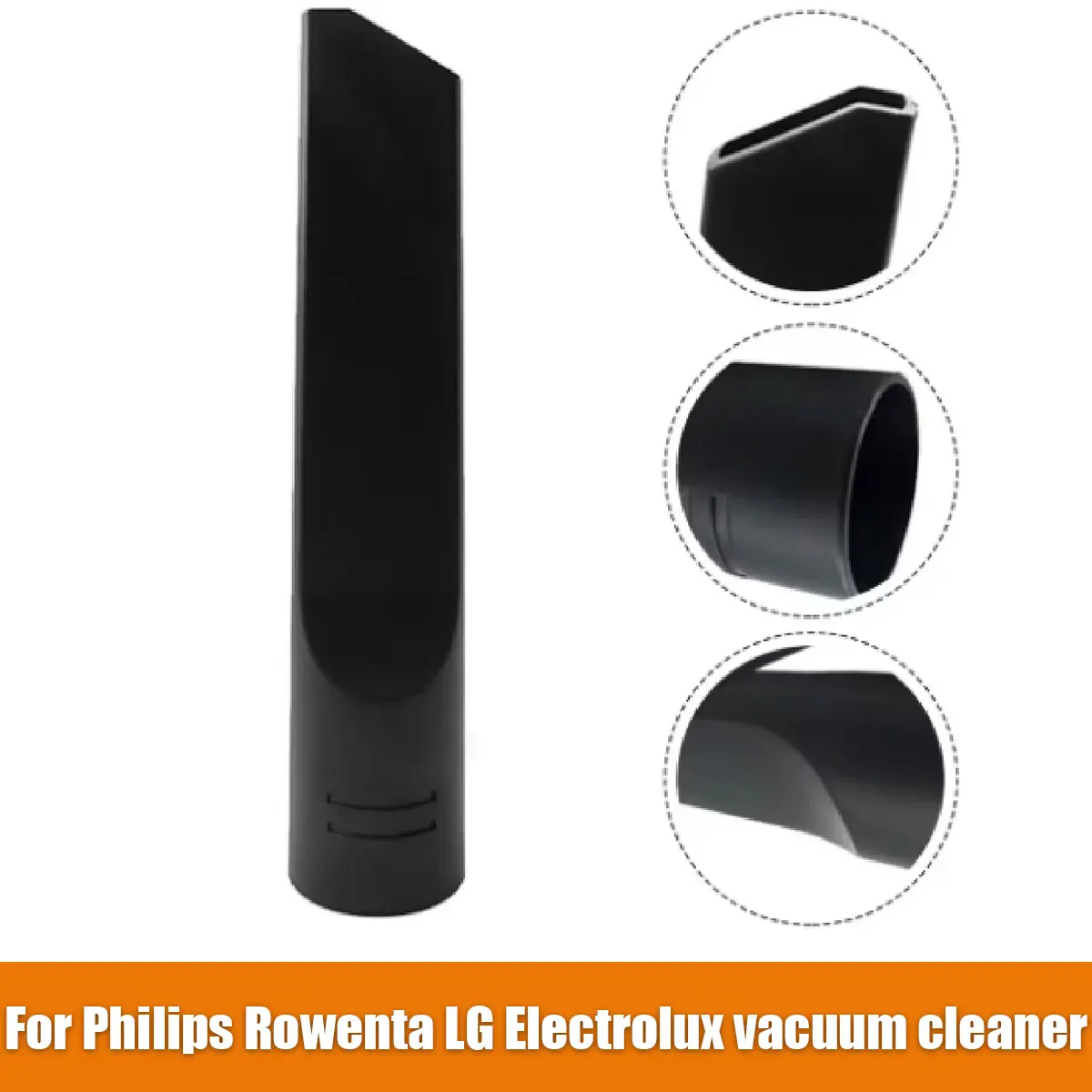 Bico de sucção plano universal de calibre 35mm/32mm, usado para aspiradores Philips, Rowenta, LG, Electrolux, acessórios para ferramentas de remoção de rugas.