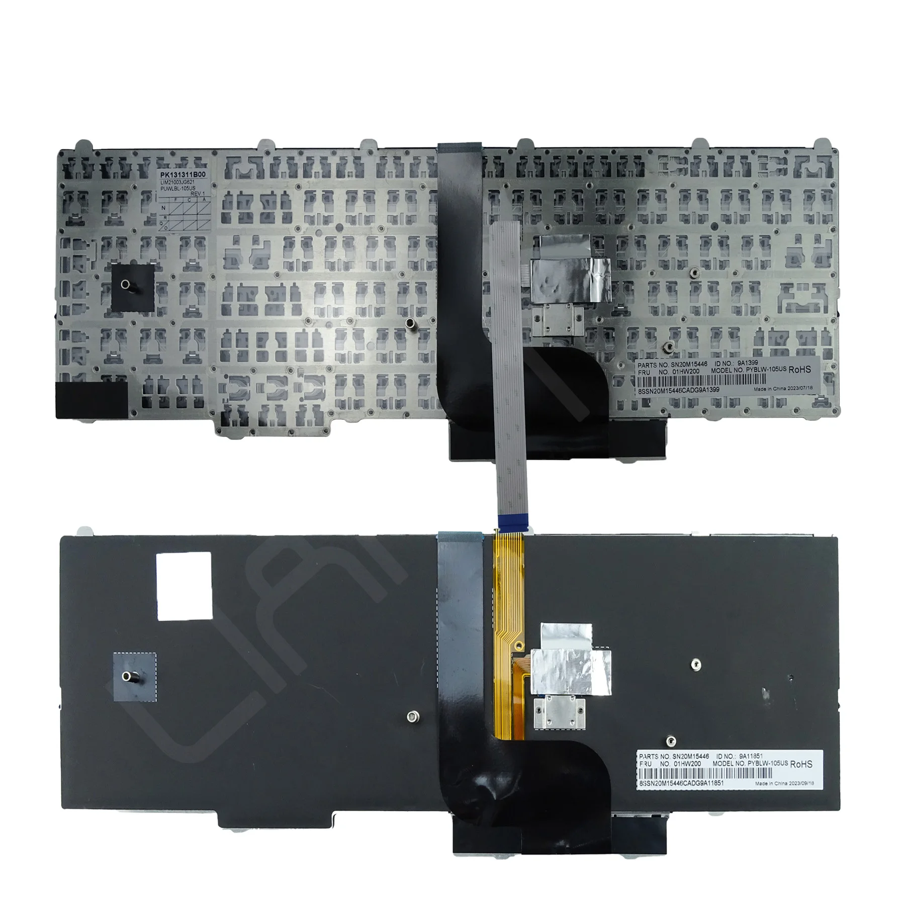 Replacement Keyboard for Lenovo Thinkpad P50 P70(NOT FIT P51 P71)01HW200 PK130Z62B00