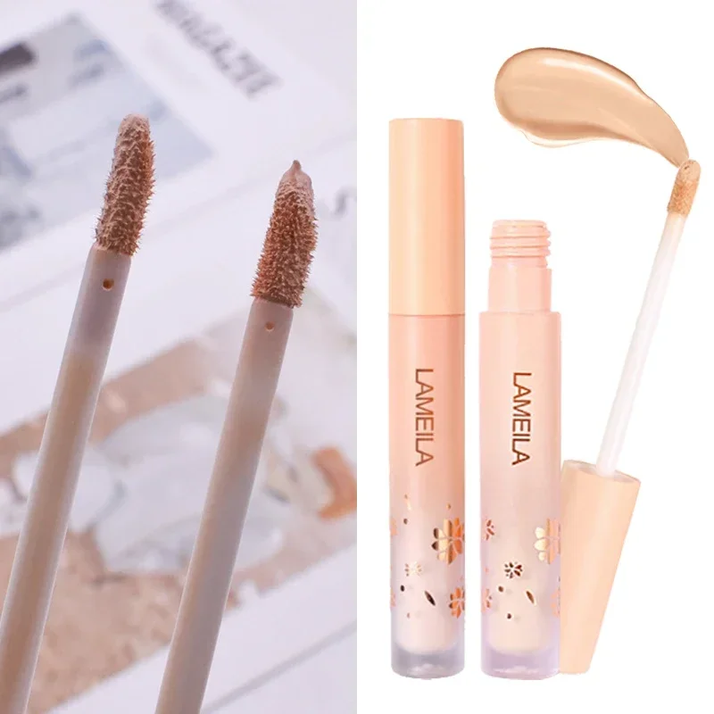 3 Colors Liquid Concealer High Covering  Moisturizing Oil Control Foundation Invisible Pores Dark Circles Freckle Face Makeup