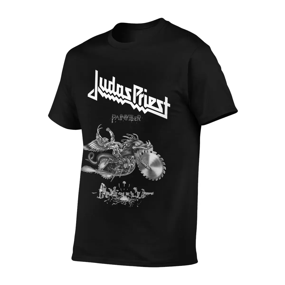 Judas Priest Painkiller V3 1990 Album T-shirt Tee Shirt Vtg Daily Classic Comfortable