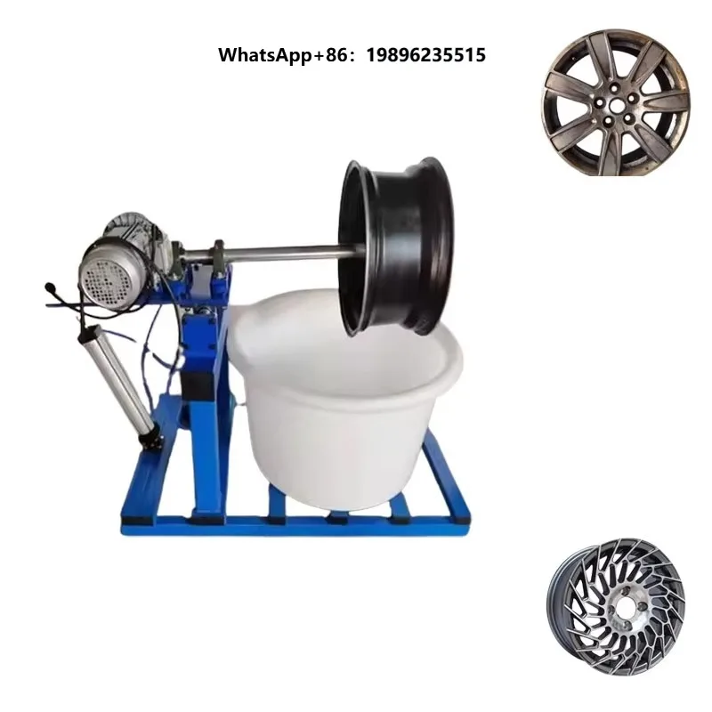 Car Rim Polisher with Grinding Machine Alloy Wheel Hub Polishing Rufurbishing Refinishing Machine Core Component Motor