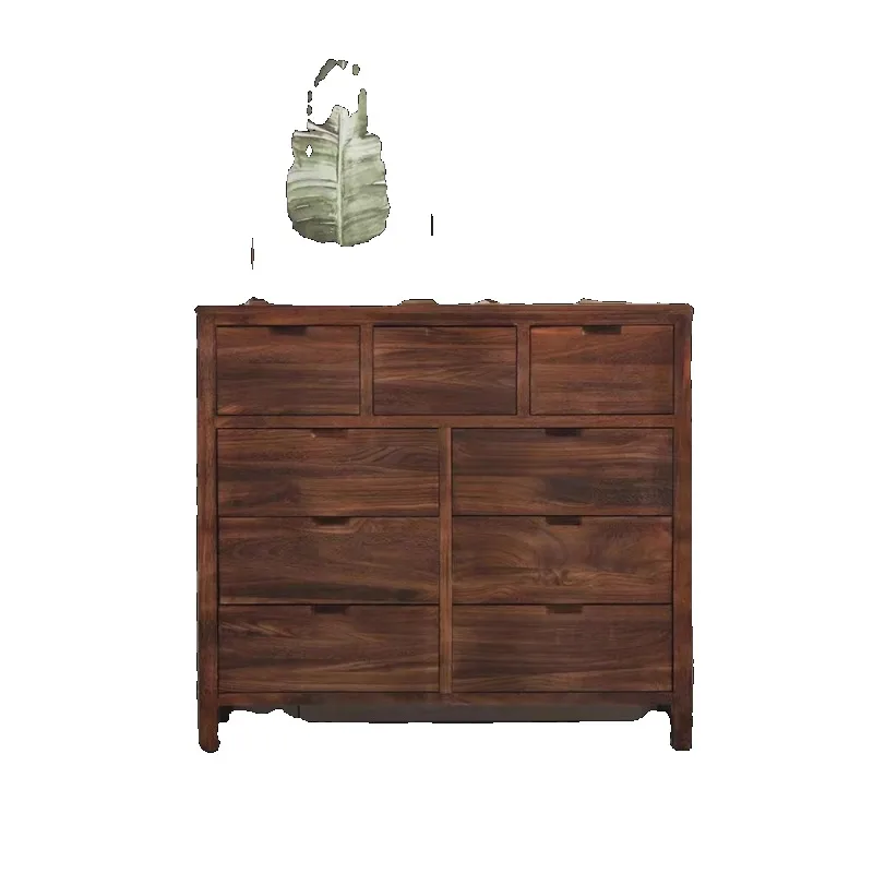 Bucket cabinet Solid wood American storage Locker Bedroom Living room Wall Small cabinet Dining side cabinet Small apartment Hig