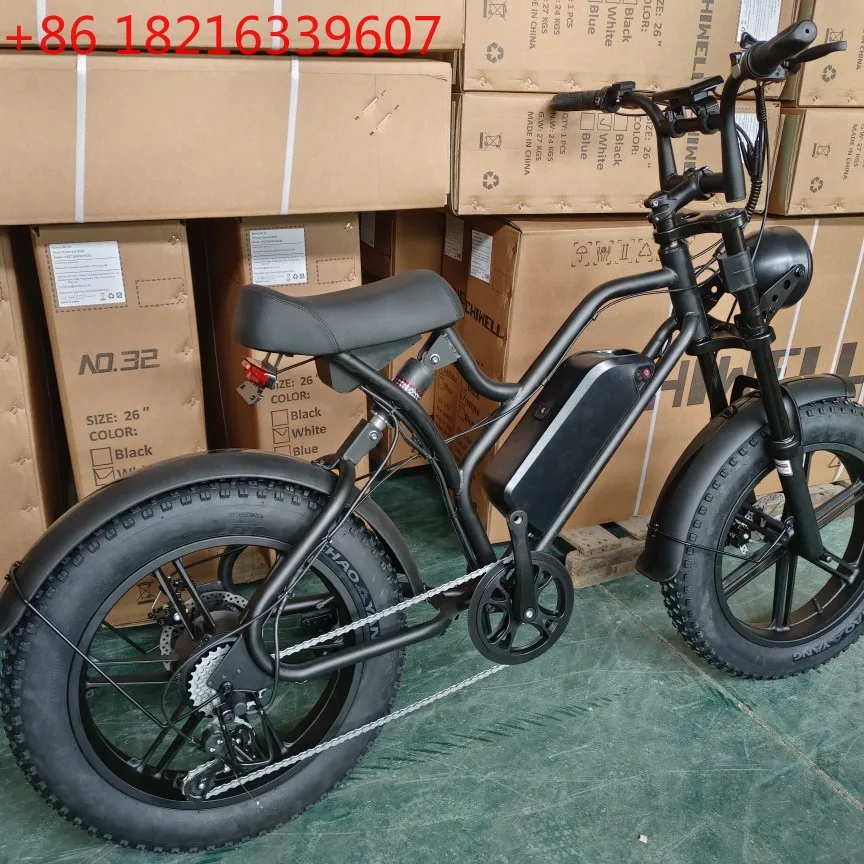 YAO 20-inch electric bicycle long battery life electric power snow beach bicycle