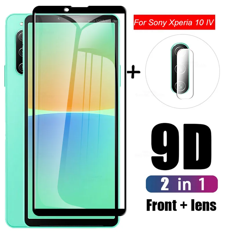 Vidro temperado para sony xperia 10 iv protetor de tela de vidro para sony x peria 10 1iv 10iv xperia1 iv película de proteção de lente de câmera