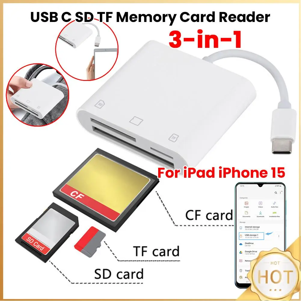 3 In 1 Type-C To Sd…