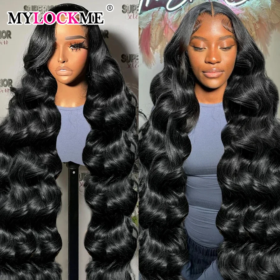 30 32 34Inch 13x4 13x6 Body Wave Lace Front Human Hair Wigs 180% Brazilian Glueless 6x4 5x5 Transparen Lace Wigs For Women