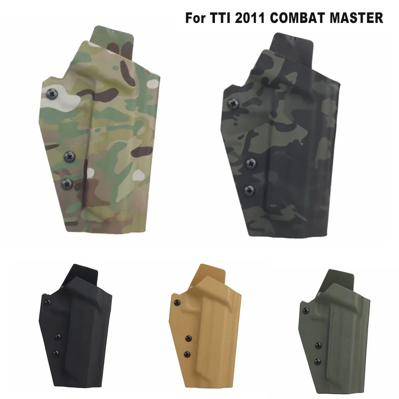 Tactical Kydex Right Hand for TTI 2011 COMBAT MASTER Case Holster Waist Belt Paddle Adapter Quick Release Kit