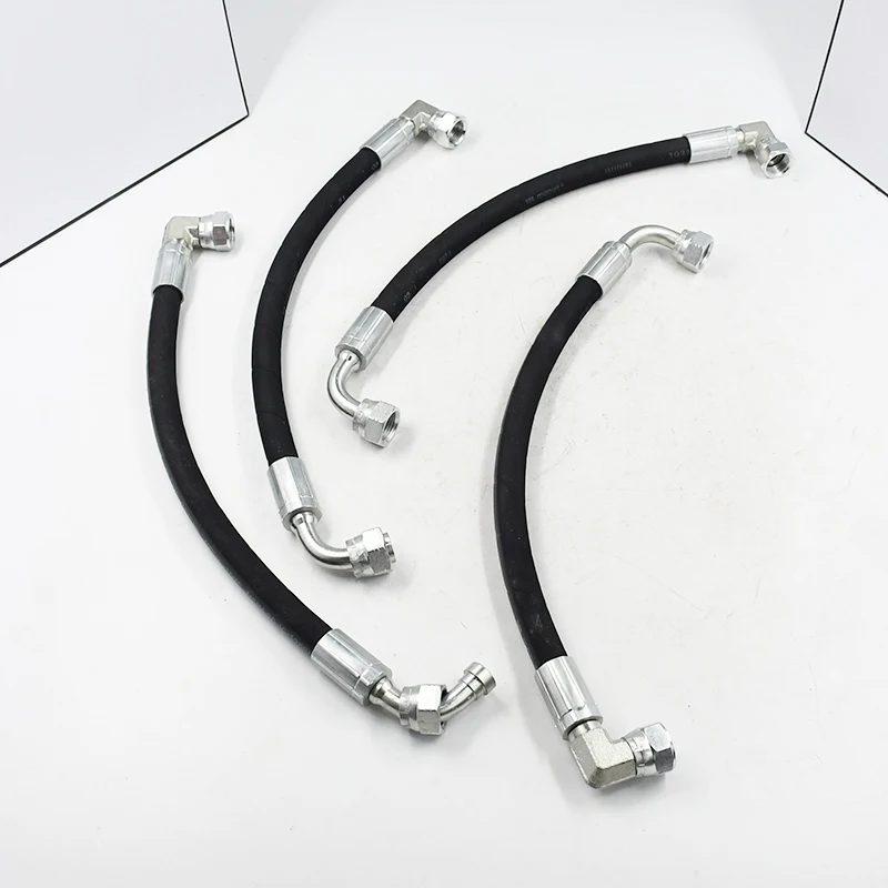

Hydraulic Hose 4pcs AW29374 Compatible with John Deere Loader 210 300 305 410 419 420 430 460 510 512 120E 120R 200CX 200X