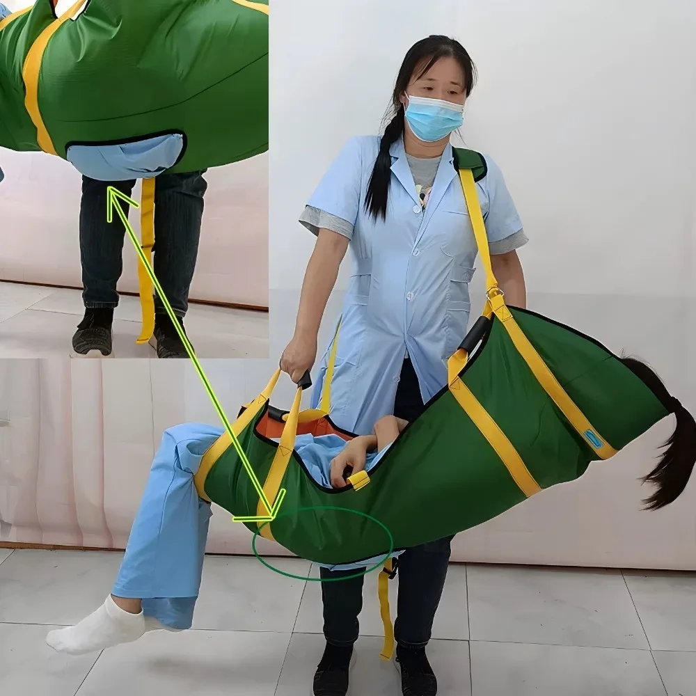 Patient Transfer Belt Mat Disabled Shifting Pad Elderly Transport Carrying Mobile Belt
