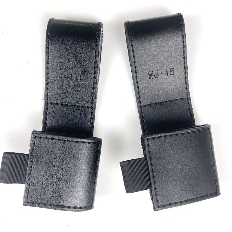 New Model T Baton Holder Cowhide Leather Hanging Trousers Waist Three Section Baton Holster Duty Tactical Safety Protection