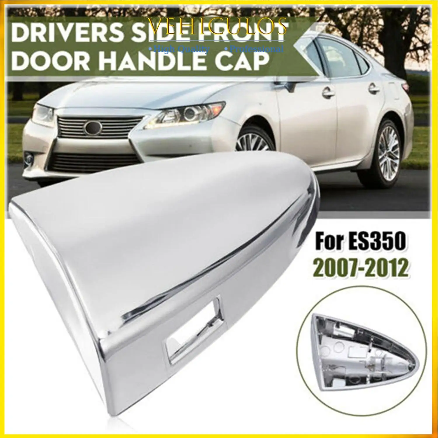 

1pc 69218-33010 New Front Left Side Driver Exterior Door Handle Cap Cover for Lexus ES350 LS460 2007-2017 Auto Parts