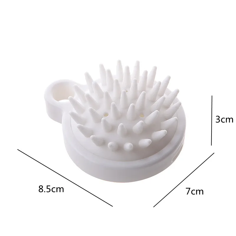 Silicon Soft Silicone Head Scalp Massage Comb Shampoo Brush Hair Washing Comb Bath Shower Brush Hair Salon Hairdressing Tool