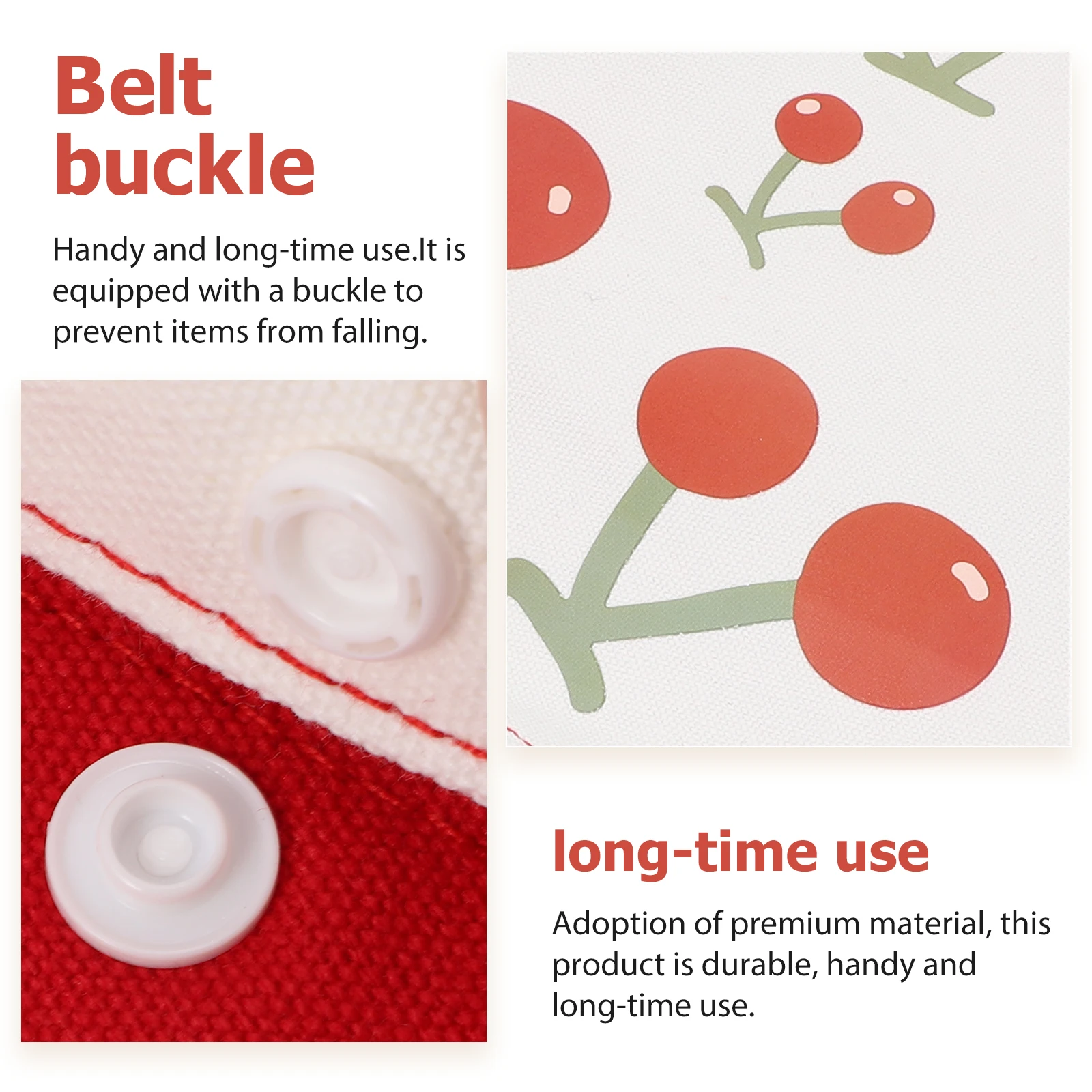 

Canvas Bento Portable Storage Pouch Food Box For Work Study Picnic With Buckle Lightweight Large Capacity Handheld Lunch