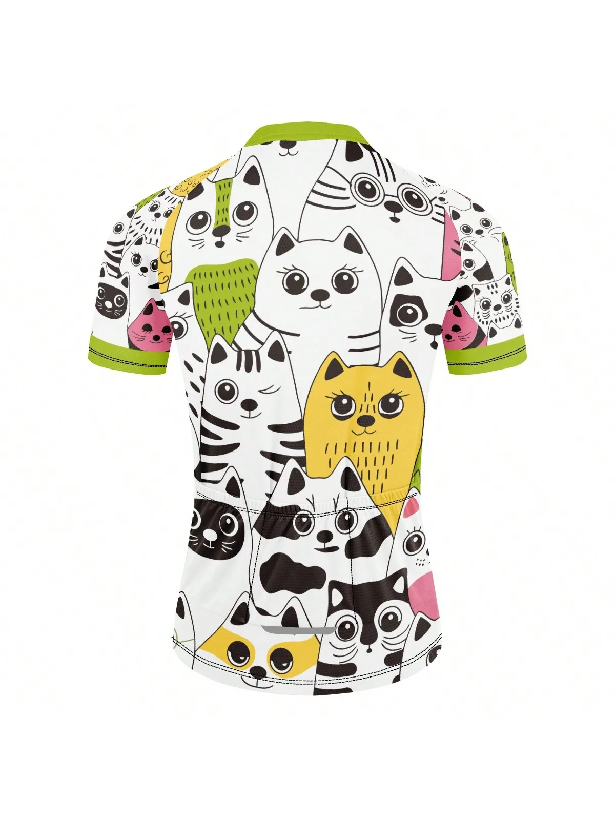 A Summer Cartoon Graphic Short-Sleeved Men\'s Cycling Jersey