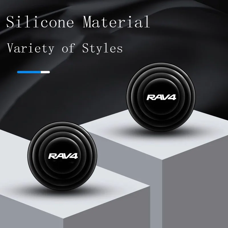 Car door anti-collision shock absorption silicone pad sound insulation buffer sticker for Toyota Rav4 Xa50 Car Accessories
