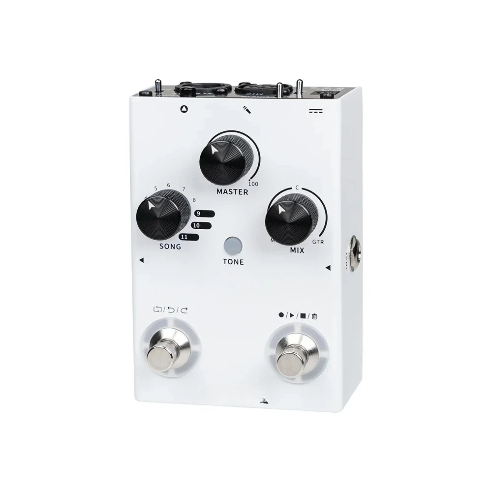 Mooer MVP3 Loopation Looper Pedal Unlimited Superposition Recording 48V Phantom Power XLR 1/4