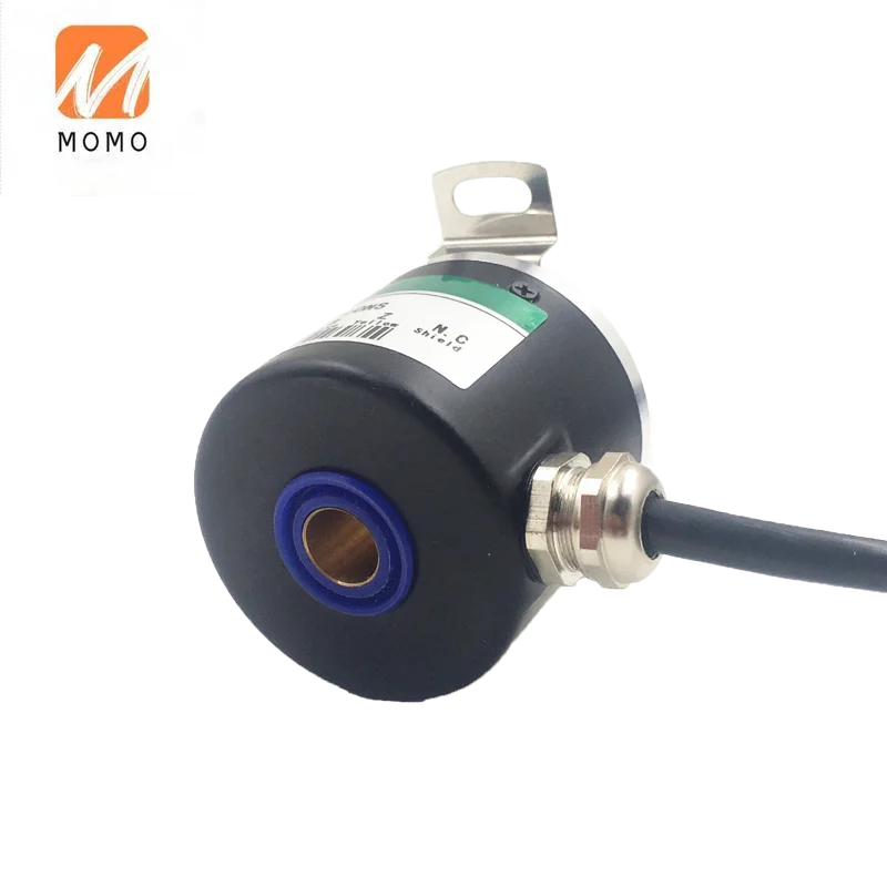 Through hollow shaft rotary encoder bore size 8mm empty encoder dia 38mm optical incremental rotary encoder