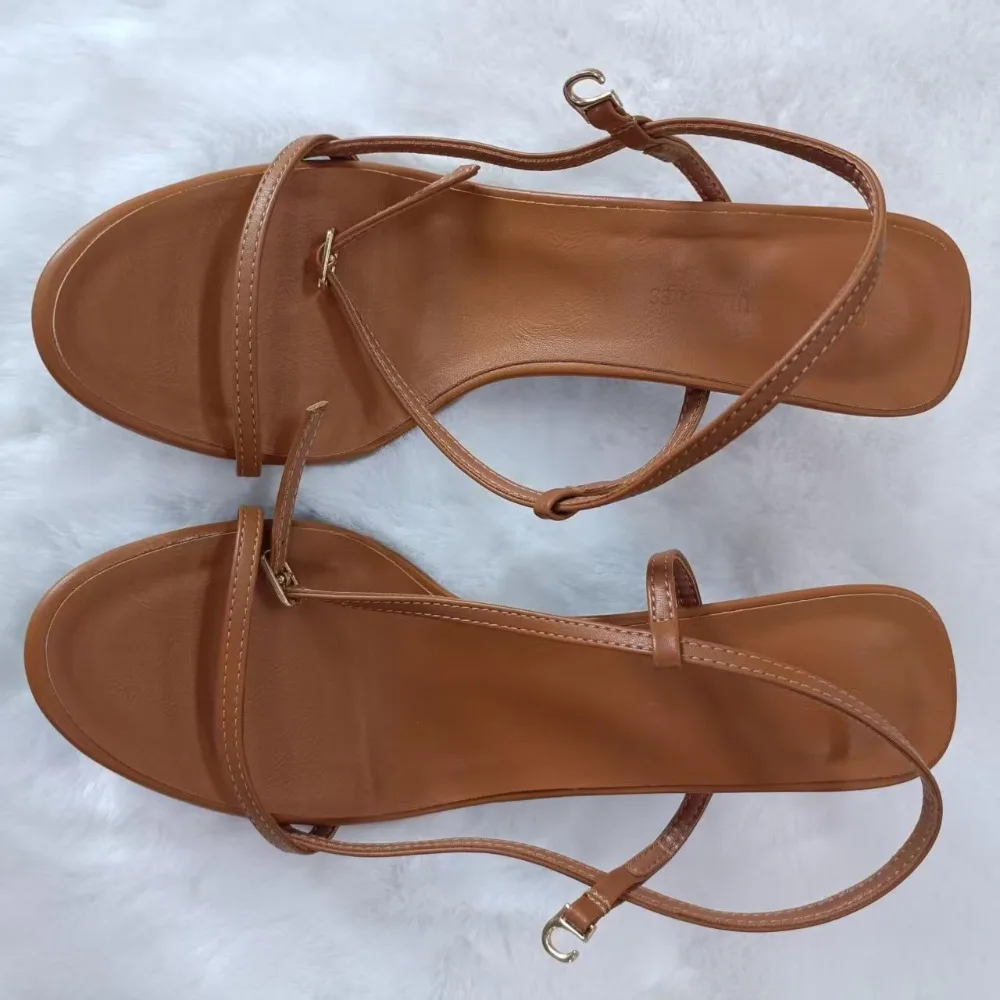 Sandali Estivi da Donna Nuovi  - Leather Work Heels recensione e prezzo