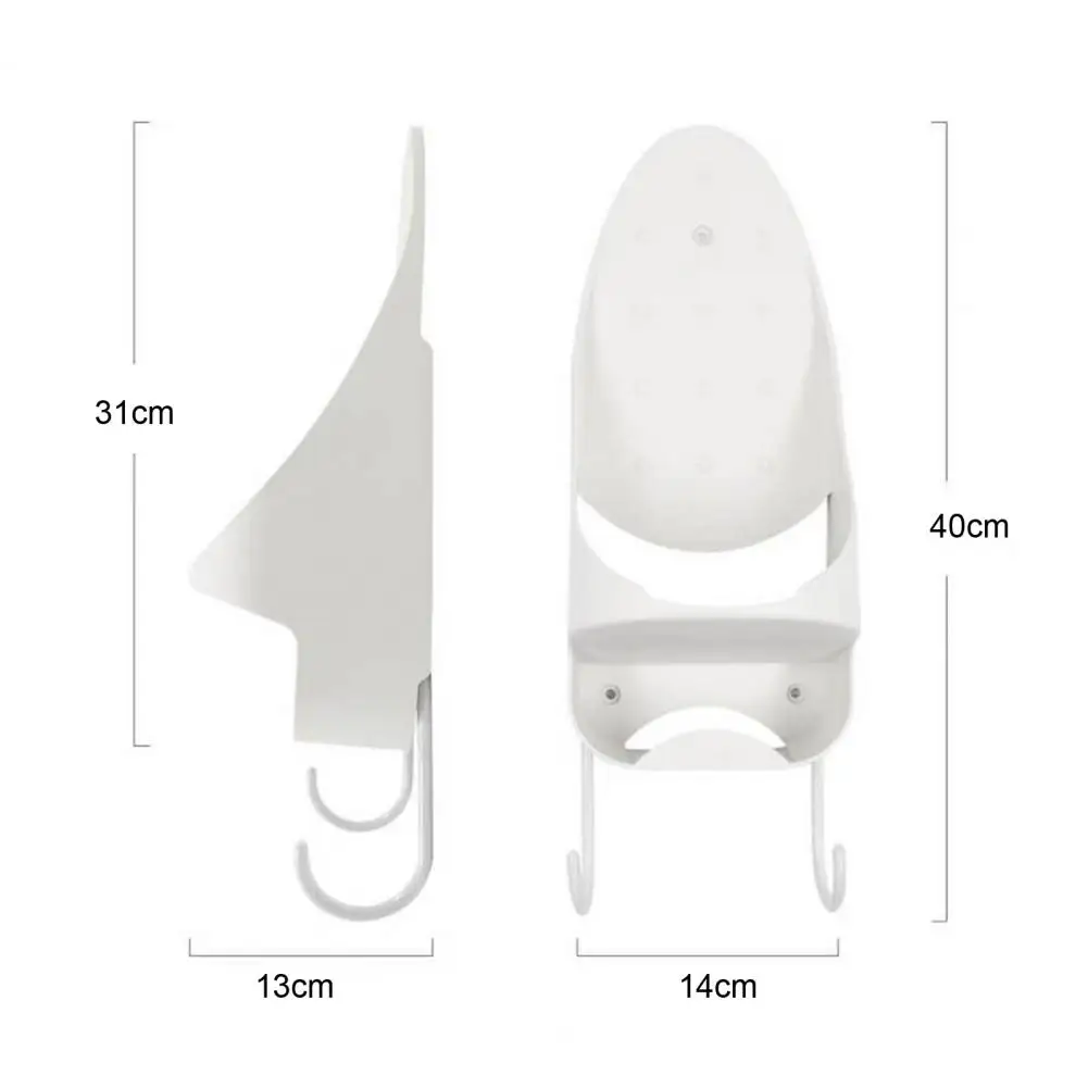 Durable Ironing Board Organizer Ironing Board Holder Wall Mount Iron Board Hanger Heat Resistant Electric Iron for Laundry