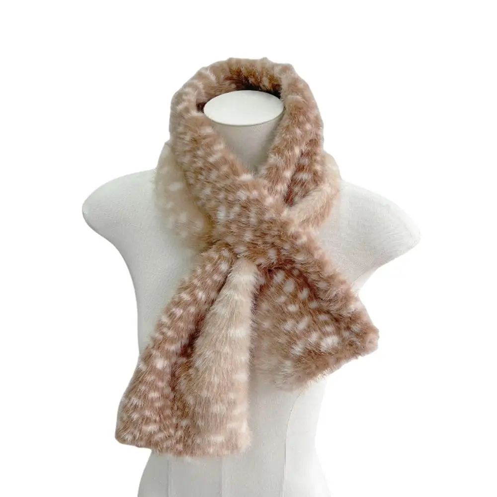 الشتاء الأيائل أفخم وشاح عيد الميلاد السنة الجديدة آذان الغزلان قرون هيرباند الرنة فروي رشاقته غطاء للأذنين تأثيري إكسسوارات الشعر #4