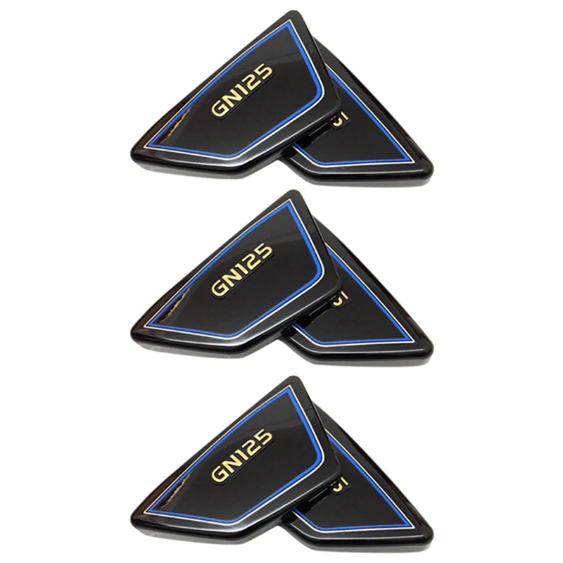 

6X черная боковая крышка аккумулятора мотоцикла, боковые крышки, панели для Suzuki GN125 GN125