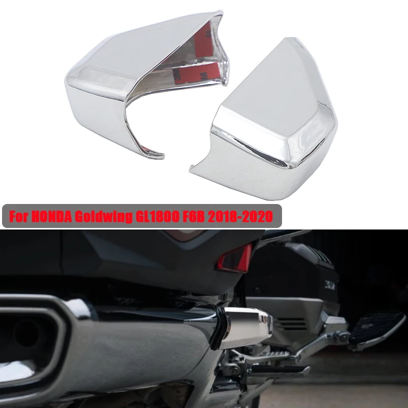 

Chrome Saddle Bag Shield Gold Wing GL1800 GL 1800 F6B 2018 2019 2020 High Quality 2 Pi