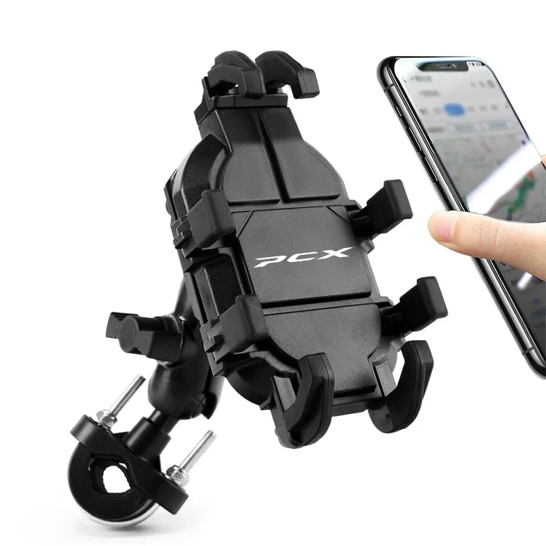 

For HONDA PCX150 PCX125 PCX 125 PCX 150 Motorcycle Accessories CNC Handlebar Mobile Phone Holder GPS stand bracket