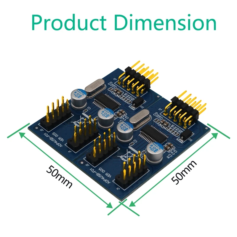 9Pin USB Header Male 1 To 4 Female Extension Cable Extender Card USB HUB Connector Adapter Port Multilier For Desktop